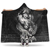 VikingStyle Hooded Blanket - Fenrir Wolf Lead Hooded Blanket A35