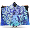 VikingStyle Hooded Blanket - Norse Warrior Berserker Blue Hooded Blanket A94