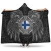VikingStyle Hooded Blanket - Finland Viking Raven Hooded Blanket A95