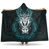 VikingStyle Hooded Blanket - OdinWing Viking Turquoise Hooded Blanket A95