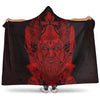 VikingStyle Hooded Blanket - Odin And Raven Red Viking Homeset Hooded Blanket A95
