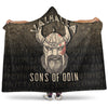 VikingStyle Hooded Blanket - Valhalla- Sons- Of- Odin Hooded Blanket A7