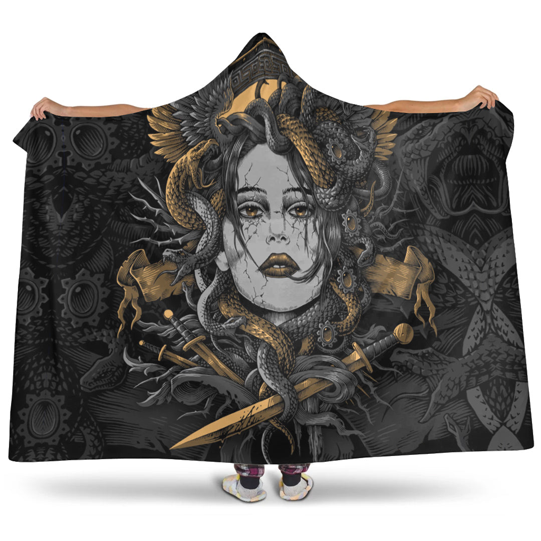 VikingStyle Hooded Blanket - Head Of Medusa Hooded Blanket A7