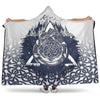 VikingStyle Hooded Blanket - Ouroboros Celtic Style Hooded Blanket A35