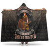 VikingStyle Hooded Blanket - Forget Princess I Want To Be A Shield Maiden Hooded Blanket A7
