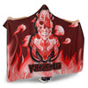 VikingStyle Hooded Blanket - Viking 3D Warrior Robo Fire Red Pattern Hooded Blanket A35