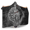 VikingStyle Hooded Blanket - Odin Viking Raven Of Odin Hooded Blanket A95
