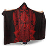 VikingStyle Hooded Blanket - Odin And Raven Red Viking Homeset Hooded Blanket A95