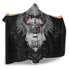 VikingStyle Hooded Blanket - God Odin and His Raven Hooded Blanket A94