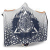 VikingStyle Hooded Blanket - Ouroboros Celtic Style Hooded Blanket A35