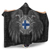 VikingStyle Hooded Blanket - Finland Viking Raven Hooded Blanket A95