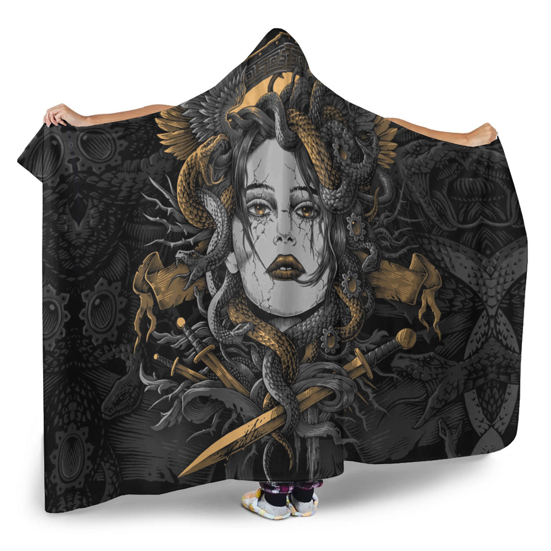 VikingStyle Hooded Blanket - Head Of Medusa Hooded Blanket A7