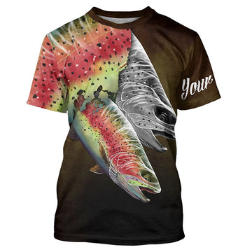 BlueJose Custom Rainbow Trout Fishing Shirt