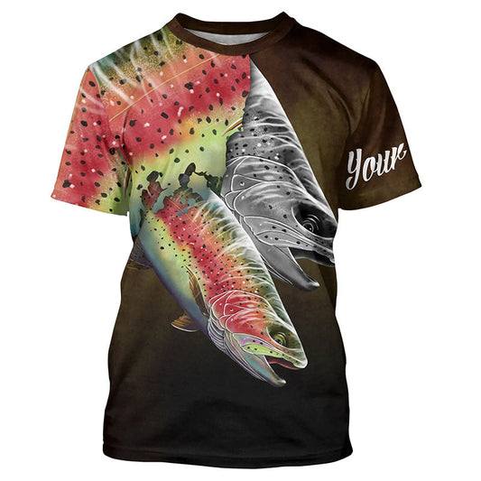 BlueJose Custom Rainbow Trout Fishing Shirt