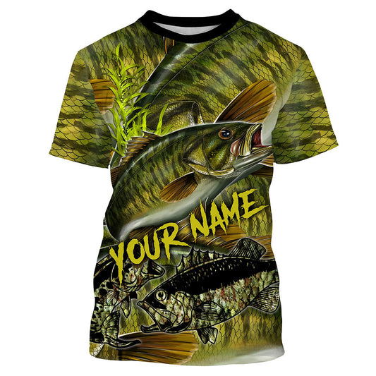 BlueJose Personalized Smallmouth Bass Fishing Shirt