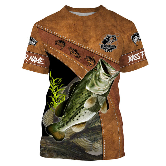 BlueJose Largemouth Bass Customize Name Fishing Shirt