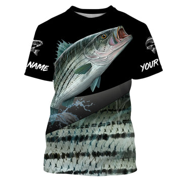 BlueJose Custom Striped Bass Fishing Shirt