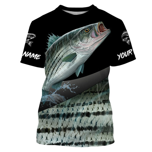 BlueJose Custom Striped Bass Fishing Shirt