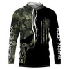 BlueJose Halloween Fish Reaper American Flag Custom Long Sleeve