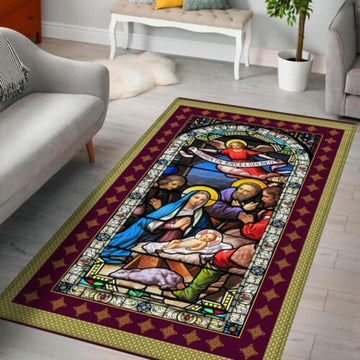 BlueJose Jesus Rug Jesus Family Rug  UXGO48RUG