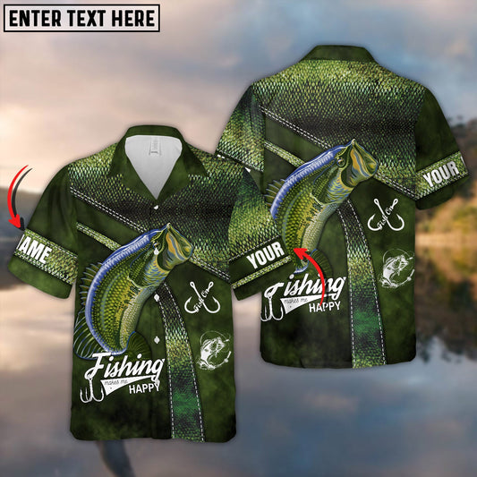 BlueJose Fishing Color 04 Personalized All Over Print 3D Hawaiian Shirt