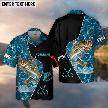 BlueJose Fishing Color 07 Personalized All Over Print 3D Hawaiian Shirt