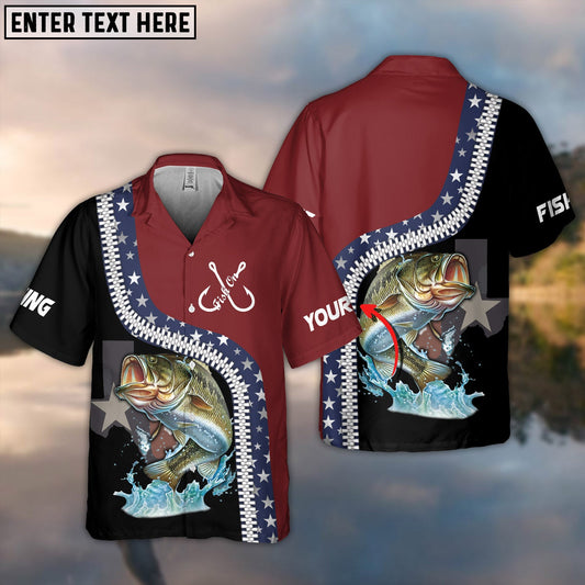 BlueJose Fishing Color 09 Personalized All Over Print 3D Hawaiian Shirt