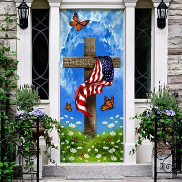 BlueJose God Bless America Door Cover