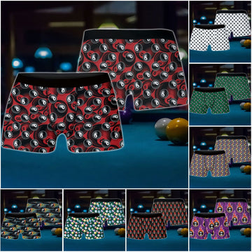 BlueJose Billiard Ball Pattern Men's Boxer