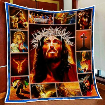 BlueJose Jesus Magic Blessing Quilt Blanket