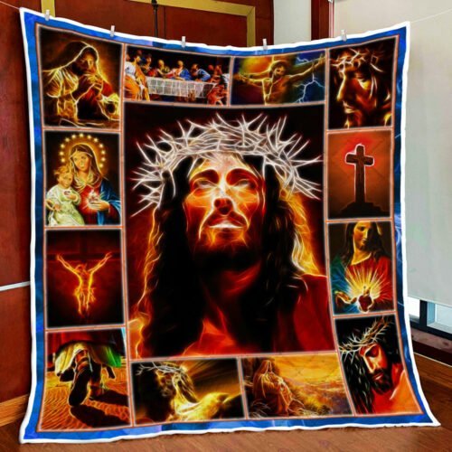 BlueJose Jesus Magic Blessing Quilt Blanket