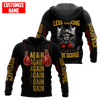 BlueJose Custom Name Boxing Less Talk More Doing 3D Hoodie
