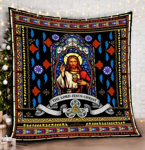 BlueJose The Lord Jesus Christ Quilt Blanket