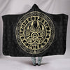 Viking Style Hooded Blanket Wolf A7