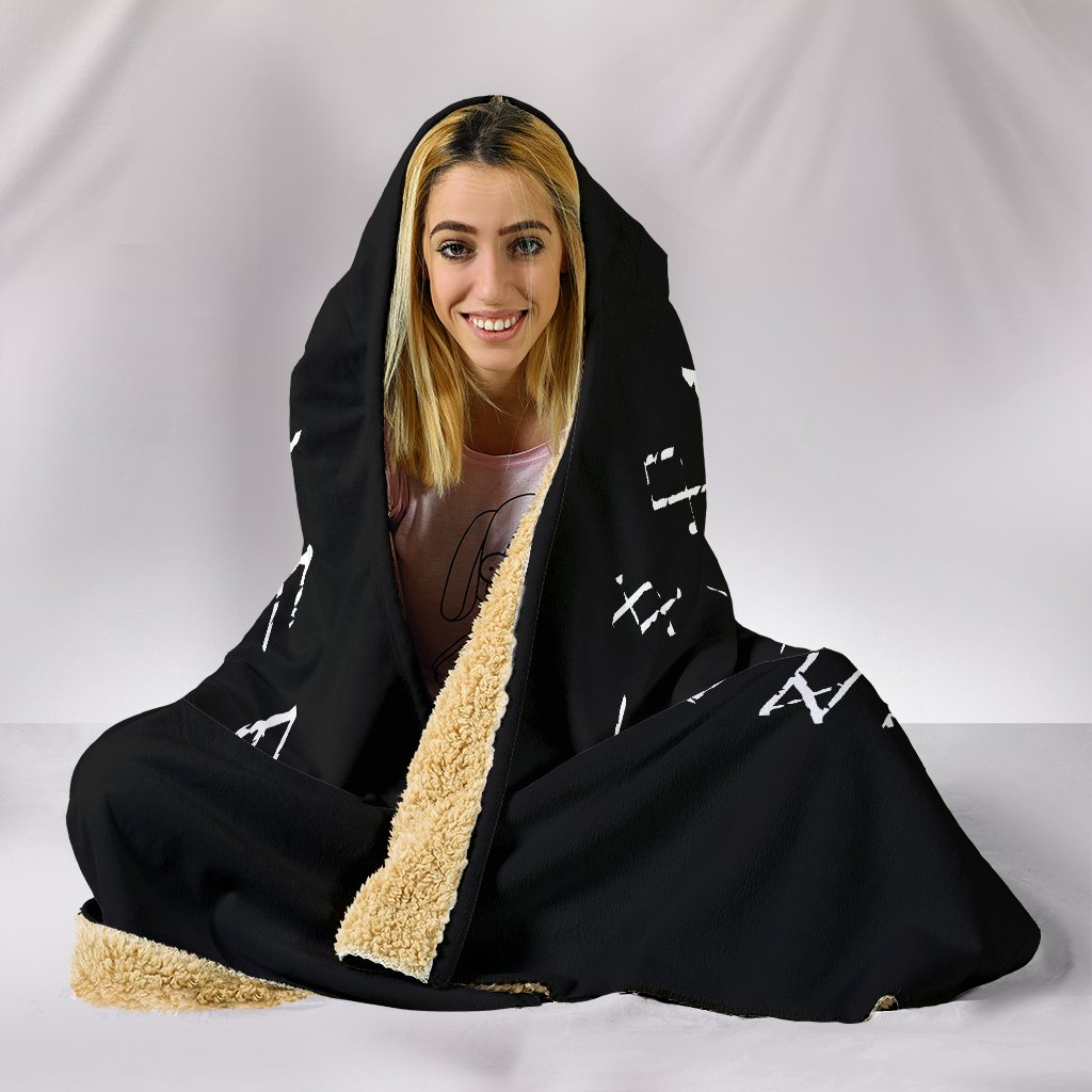 Viking Style Hooded Blanket - Helm of Awe A7
