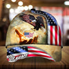 BlueJose Premium One Nation Under God, Usa Eagle 3D Cap Printed Personalized