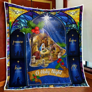 BlueJose Christmas Nativity Of Jesus Quilt Blanket THB3517Q