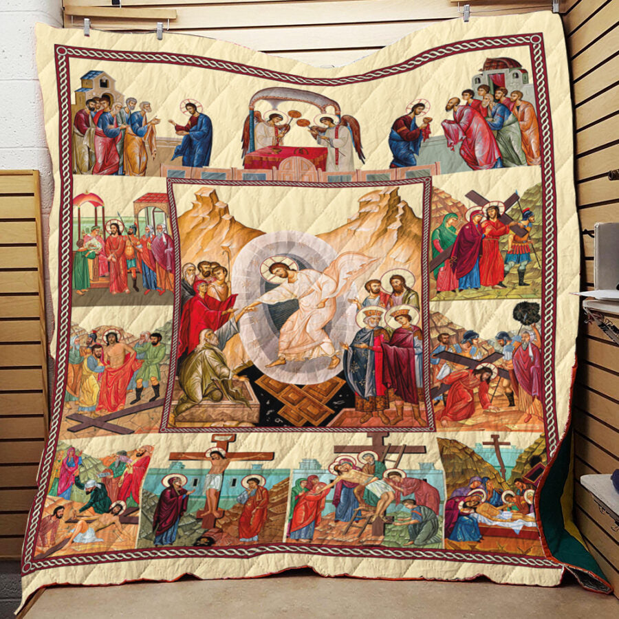 BlueJose God TTGO001QI Premium Quilt Blanket