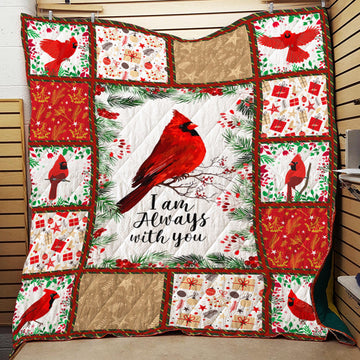 BlueJose Cardinal HBLTCA03QI Premium Quilt Blanket