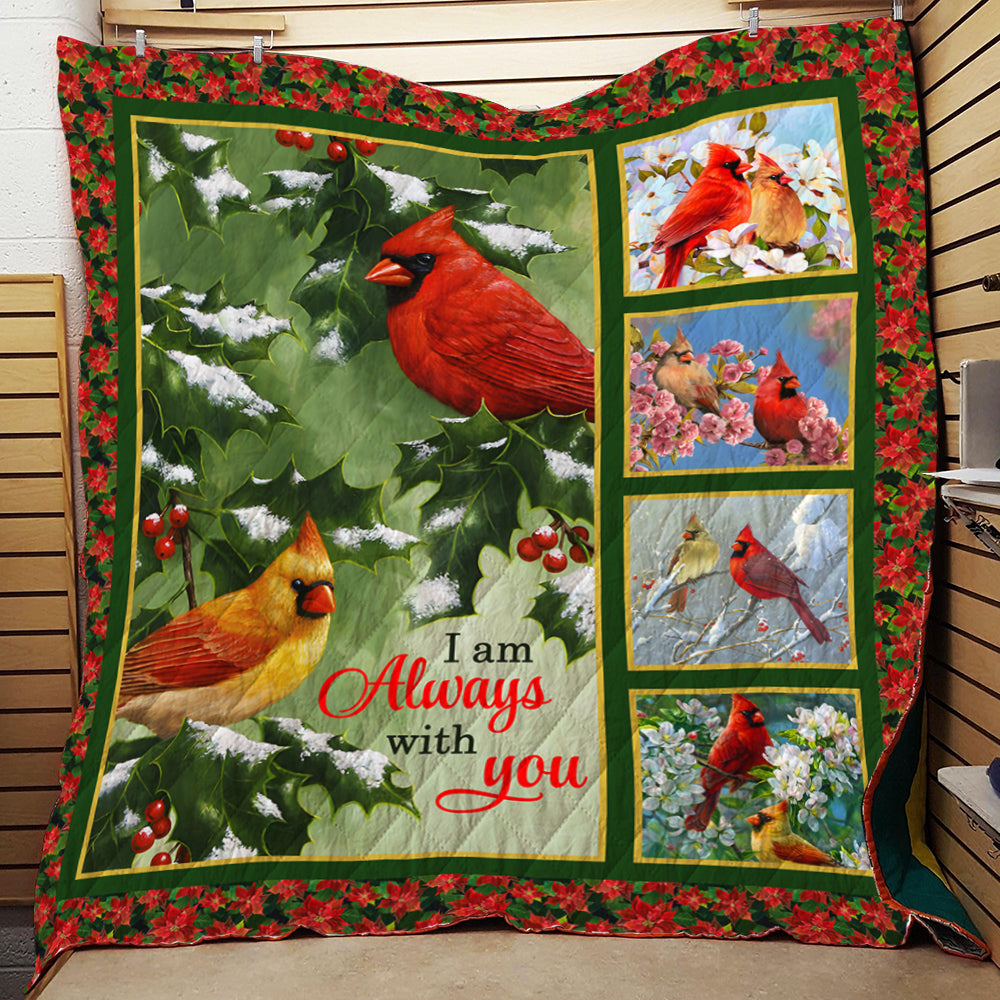 BlueJose Cardinal HBLTCA06QI Premium Quilt Blanket