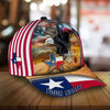 BlueJose Premium Eagle Texas Pride 3D Printed Hat Personalized