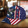 BlueJose Premium American Eagle Patriotism 3D Cap American Flag Personalized