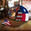 BlueJose Premium Eagle 3D Hat, United State Of Texas Personalized