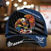 BlueJose Patriotic Eagle Hat, American Flag United States Full Printed Multicolors Personalized Cap