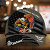 BlueJose Patriotic Eagle Hat, American Flag United States Full Printed Multicolors Personalized Cap