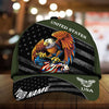 BlueJose Patriotic Eagle Hat, American Flag United States Full Printed Multicolors Personalized Cap