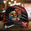 BlueJose Patriotic Eagle Hat, American Flag United States Full Printed Multicolors Personalized Cap