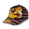 BlueJose Patriotic Eagle Hat, American Flag Full Printed Personalized Cap