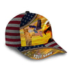 BlueJose Patriotic Eagle Hat, American Flag Full Printed Personalized Cap