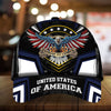 BlueJose Premium Unique United States Of America Eagle Patriotic Cap Multicolor Personalized